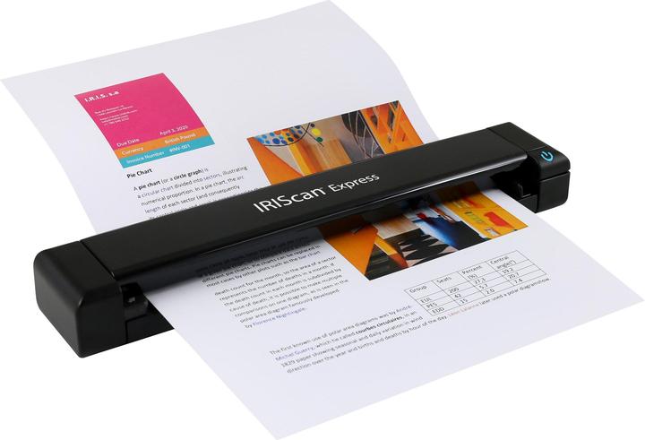Iris Scanner sheet-fed for documents Express 4 458510 (A4, USB, USB cable) (USB)