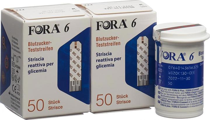 Produktbild Fora 6 Blutzuckerteststreifen (Teststreifen)
