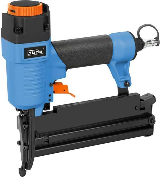 Produktbild Güde Druckluft Klammergerät / Nagler 3 in 1 20 - 40 mm 4 - 7,5 bar + 800 tlg. Nagel / Klammer Set +