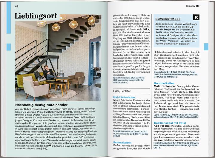 Produktbild Reise-Taschenbuch Reiseführer Serbien (Deutsch, Matthias Pasler, 2025)