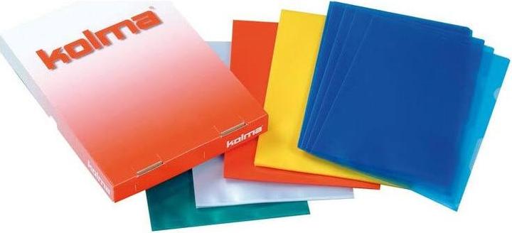 Actual product image Kolma A4 smooth superstrong colourless folder (A4, 100 x)