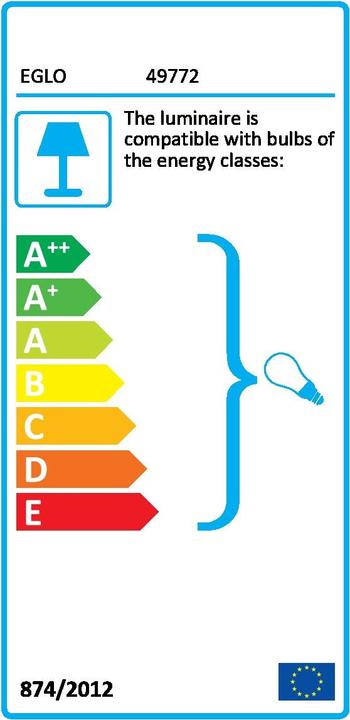 Etichetta energetica EGLO Amsfield (E27)