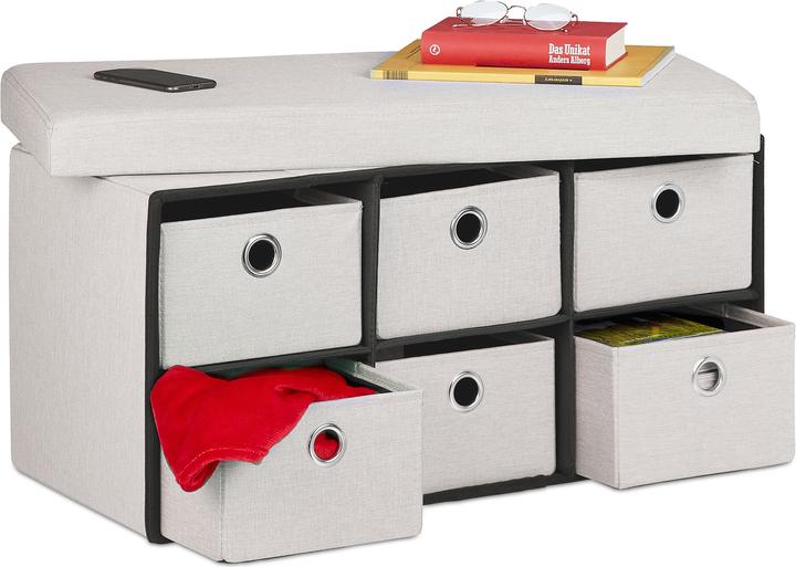 Produktbild Relaxdays Sitzbank (76 cm)