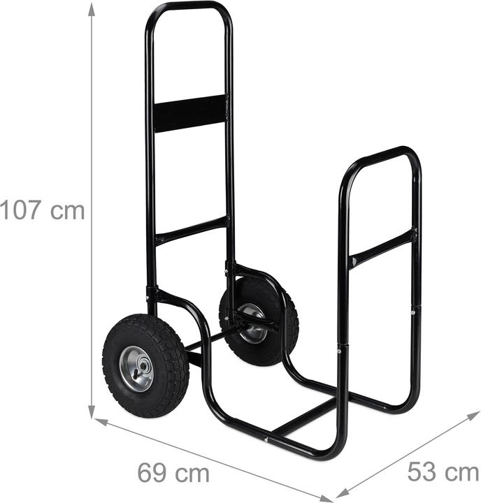 Produktbild Relaxdays Kaminholzwagen (53 x 69 x 107 cm)