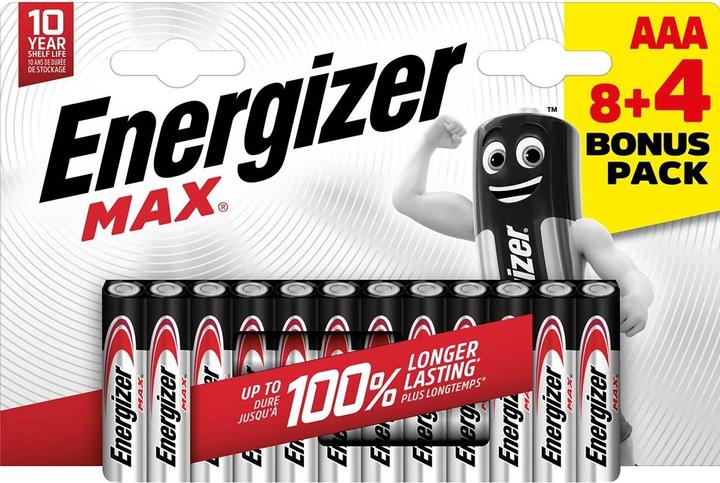 Actual product image Energizer Max (12 pcs., AAA)