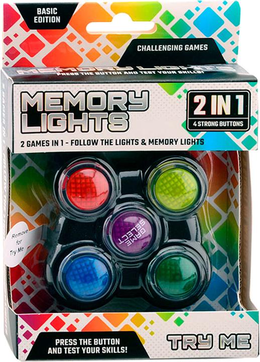Actual product image Johntoy Memo Game Light & Sound (French, Italian, German, English)