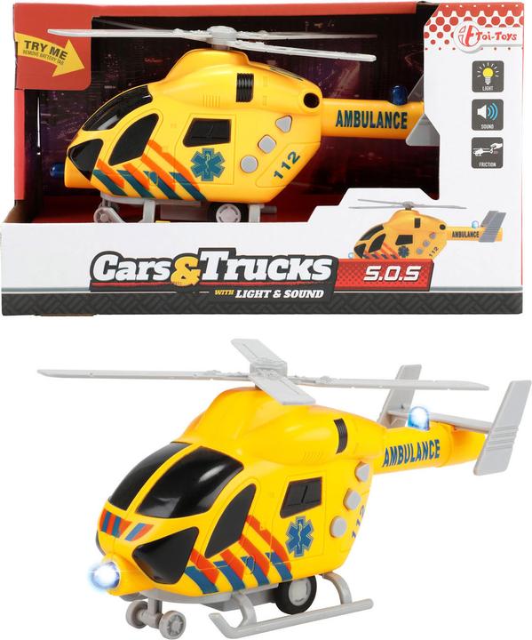 Actual product image Toi-Toys Trauma helicopter with light and geluid