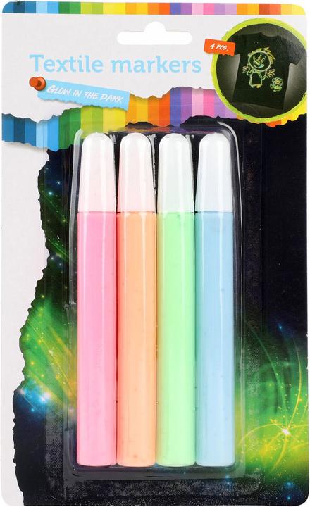 Actual product image Toi-Toys Squeeze textile marker Glow in the Dark (Multicoloured)