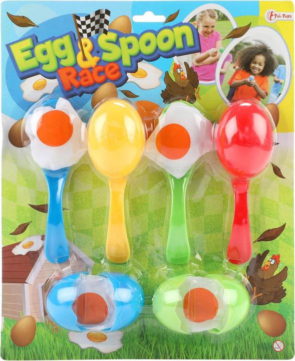 Actual product image Toi-Toys Relay game eggs