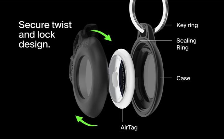 Produktbild Belkin AirTag Schlüsselanhänger wasserfest