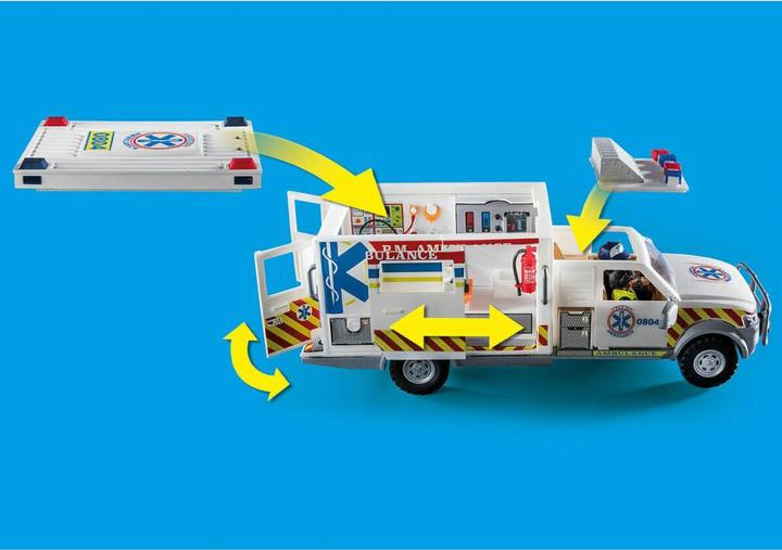 Actual product image Playmobil Rescue vehicle: US Ambulance (70936, Playmobil City Action)