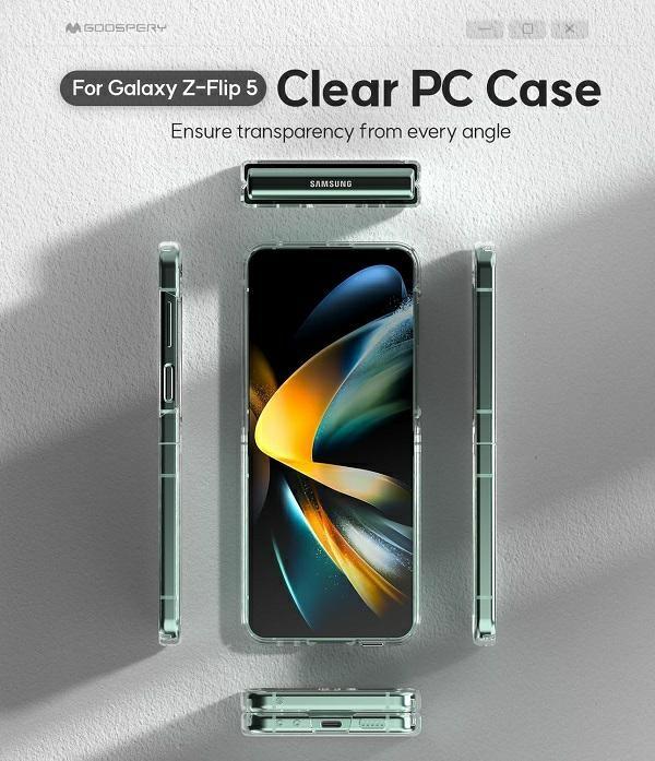 Produktbild PC HardCase Sam Z Flip5 F731 clear (Samsung Galaxy Z Flip5)