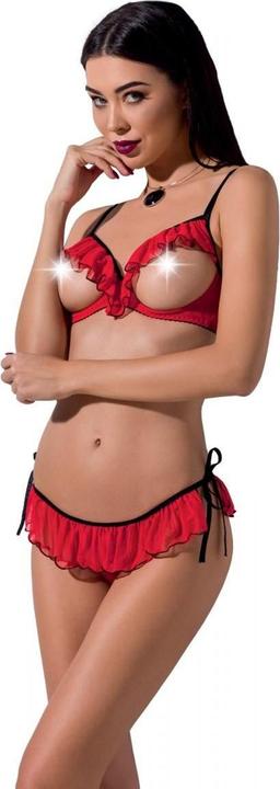 Passion Ensemble lingerie seins nus Cherry - - XXL/3XL - Rouge