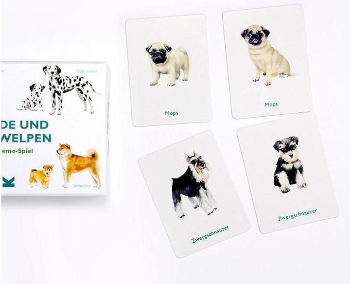 Produktbild Memory Hunde und ihre Welpen (Deutsch)