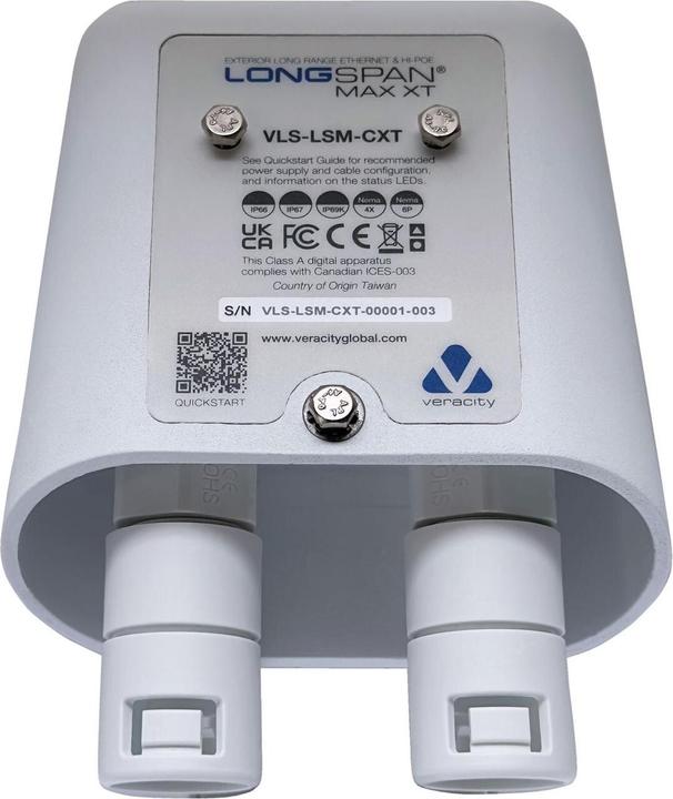 Image du produit Veracity Extender PoE LONGSPAN Max (Camera) XT pour l'extérieur (Rallonge)