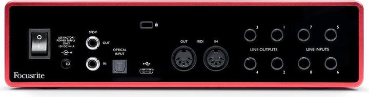 Actual product image Focusrite Scarlett 18i8 3rd gene (USB)