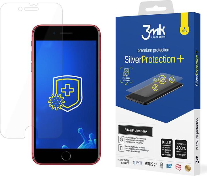 3MK Apple iPhone 8 Plus - SilverProtection+ (1 Stück, Apple iPhone 8 Plus)