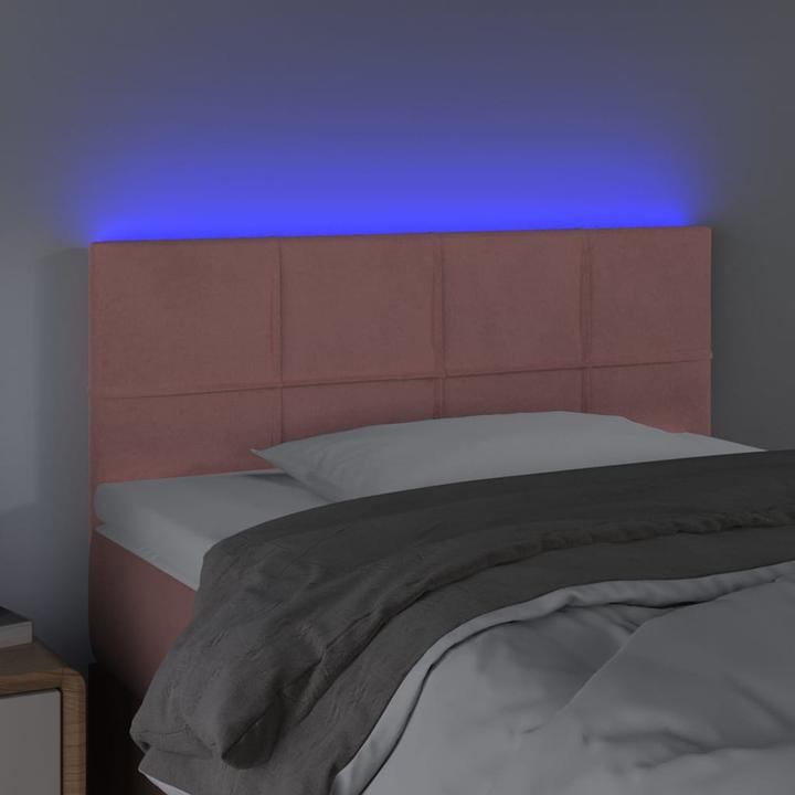 Actual product image VidaXL LED Kopfteil Samt (200 x 5 x 88 cm)