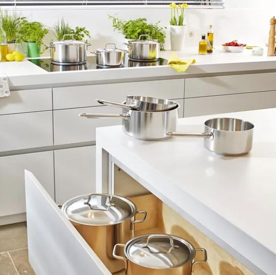 Productafbeelding Demeyere Kookpot Apollo hoog 20 cm (20 cm, Steelpan, Roestvrij staal)