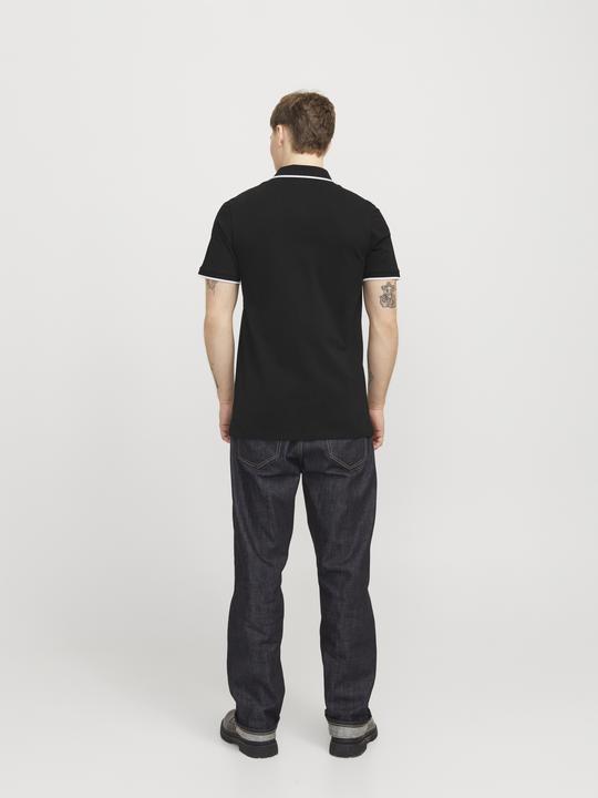 Produktbild Jack & Jones Einfarbig Polokragen Poloshirt Poloshirt (M)