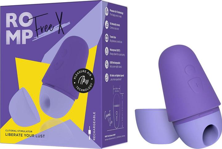 Actual product image Romp Free X clitoral vibrator (1 pc)