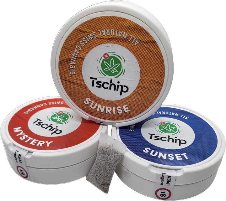 Actual product image Tschip Sunset CBD Snus (CBD snus, 0 mg)