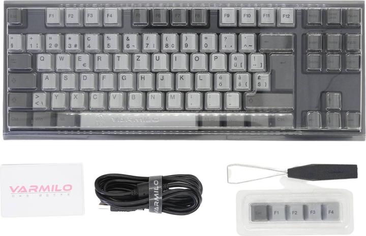 Produktbild Varmilo Cliff Ink Rhyme VCS88 (CH, Kabellos, Kabelgebunden)
