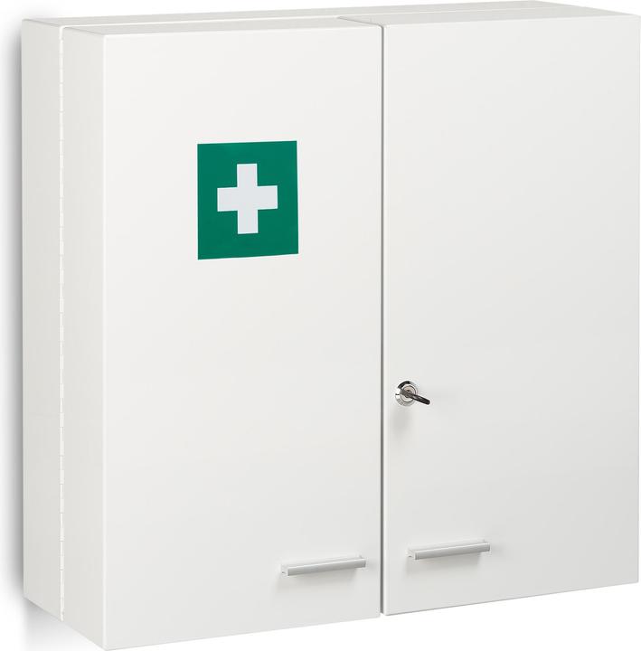 Image du produit Relaxdays Armoire à Pharmacie Carrée (53 x 21.5 x 53 cm)