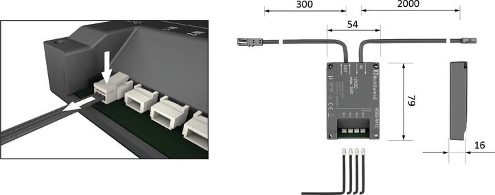 Produktbild Halemeier Sensorschalter MultiSwitch2 Master 12 / 24 / 230 V