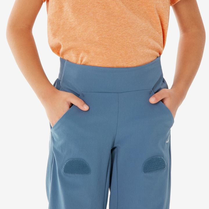 Actual product image Quechua Zip-Off-Hose Kinder Wandern - MH100 Easy blau (122)