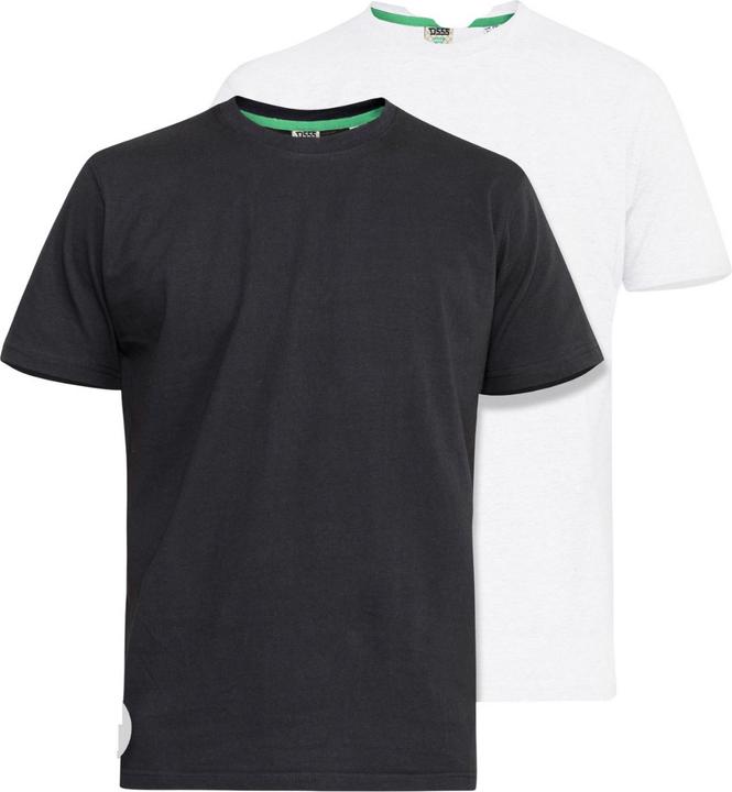 Produktbild DUKE TShirt Fenton D555 Kingsize Rundhalsausschnitt 2erPackung (XXL)