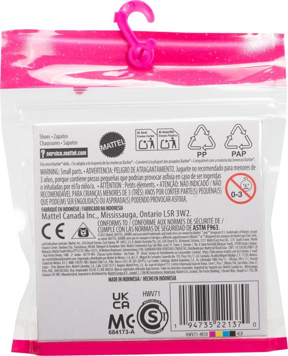 Produktbild Barbie Mattel Σετ Παπούτσια για 3+ ετών HWV71