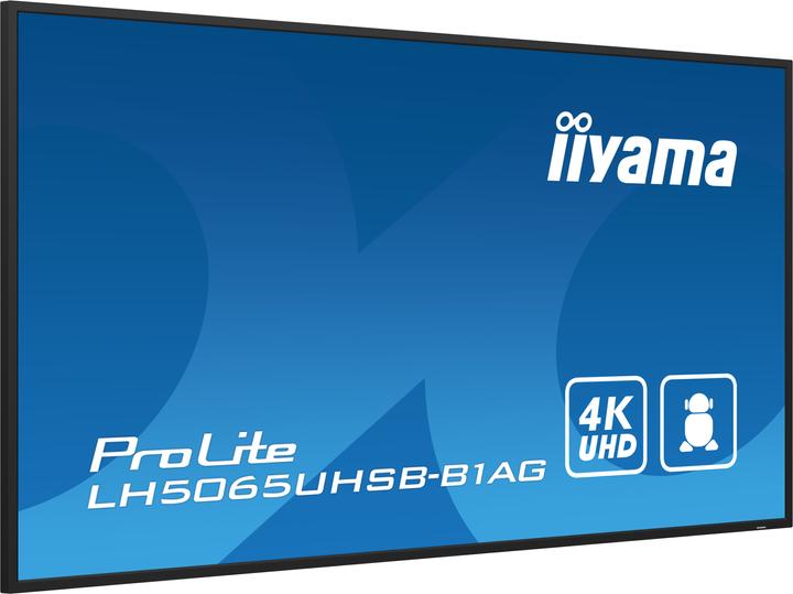 Image du produit iiyama 50" 3840x2160, UHD VA panel, Haze 25%, 8 (3840 x 2160 pixels, 49.50")