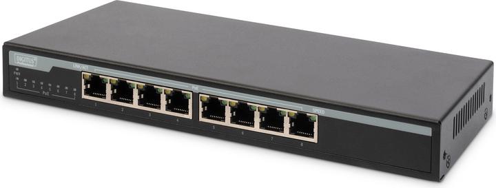 Immagine prodotto Digitus Interruttore da tavolo PoE GB a 8 porte (8 Porti)