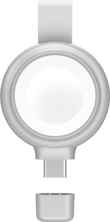 4smarts Chargeur rapide MFi pour Apple Watch argenté