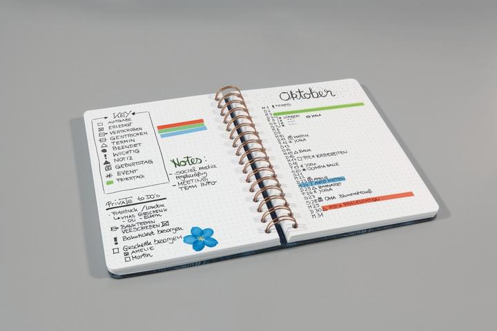Immagine prodotto Jolie HARDCOVER PERFORATO - Taccuino (168 x 215 mm, Quadretti, Copertina rigida)