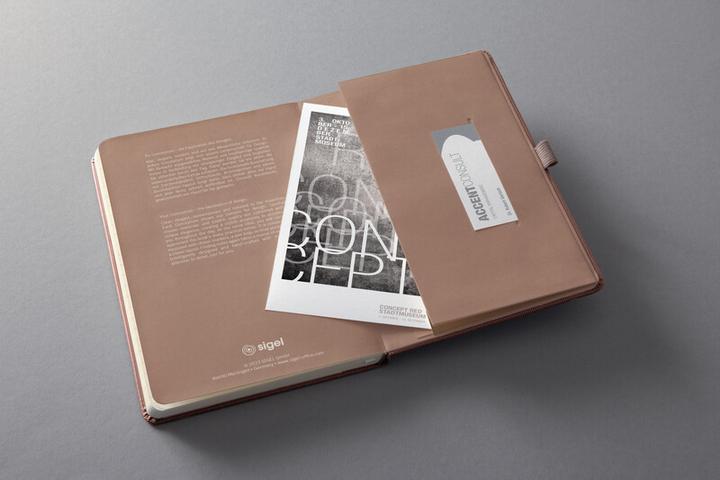 Produktbild Sigel Conceptum CO401 Notizbuch liniert Rosa Anzahl der Blätter: 97 DIN A5 hoch (Liniert, Harter Einband)