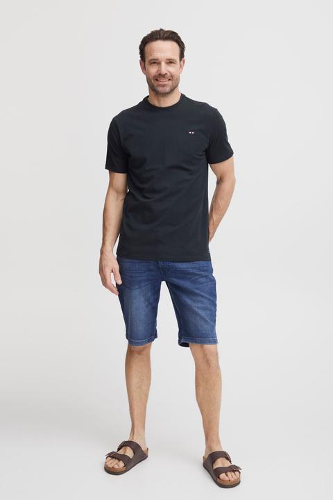 Produktbild FQ1924 FQTom SS basic tee w logo - T-shirt - 21900414 (M)