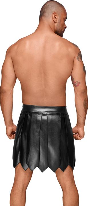 Noir Handmade Leather gladiator skirt