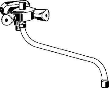 Actual product image Kludi STANDARD SPECIAL bath filler and shower mixer