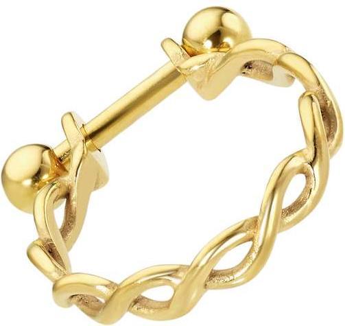 Bijouteria Ohrpiercing (Chirurgenstahl 316L, PVD Beschichtung (goldfarbig))