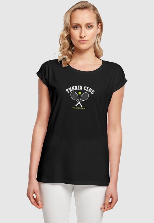 Actual product image Merchcode Ladies Tennis Club Extended Shoulder Tee - 116315 (XL)