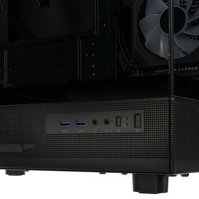Image du produit GSI SmartAssembly ARGB Glass Micro-ATX Case - 650W Bronze (mATX)