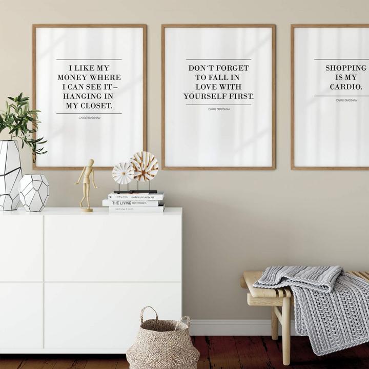 Produktbild Trenddeko Don't forget to fall in love (24 x 30 cm)