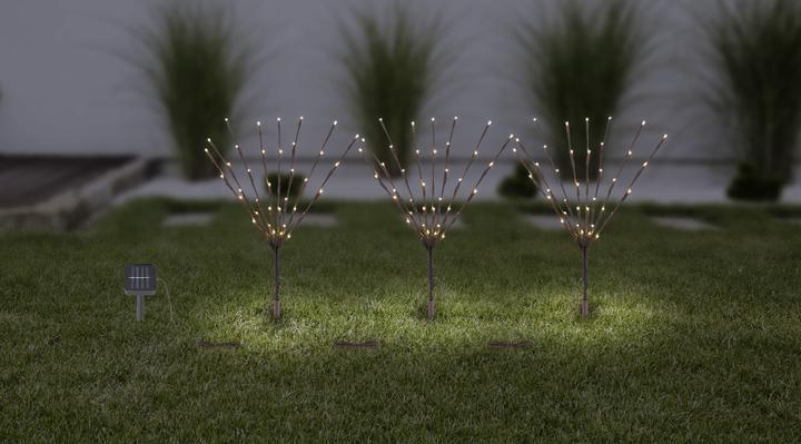 Actual product image Globo Solar light brown 120xLED (IP44)