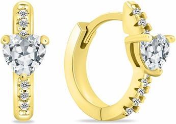 Immagine prodotto Brilio Argento - Orecchini scintillanti placcati in oro con zirconi trasparenti EA415Y