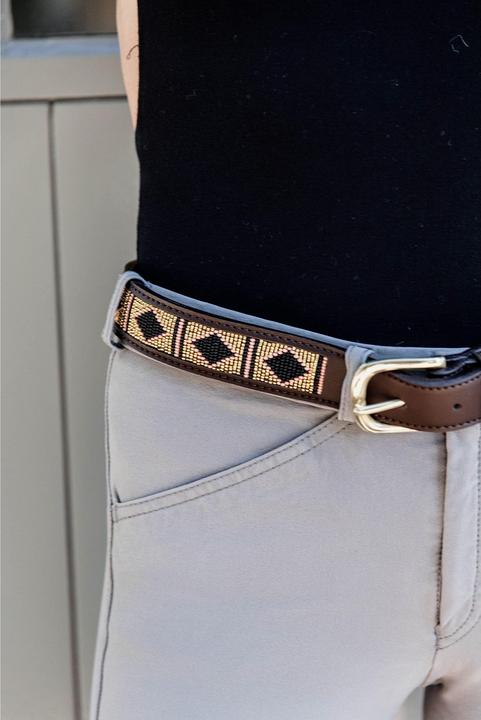 Actual product image Kentucky Horsewear Handmade beaded belt (L)