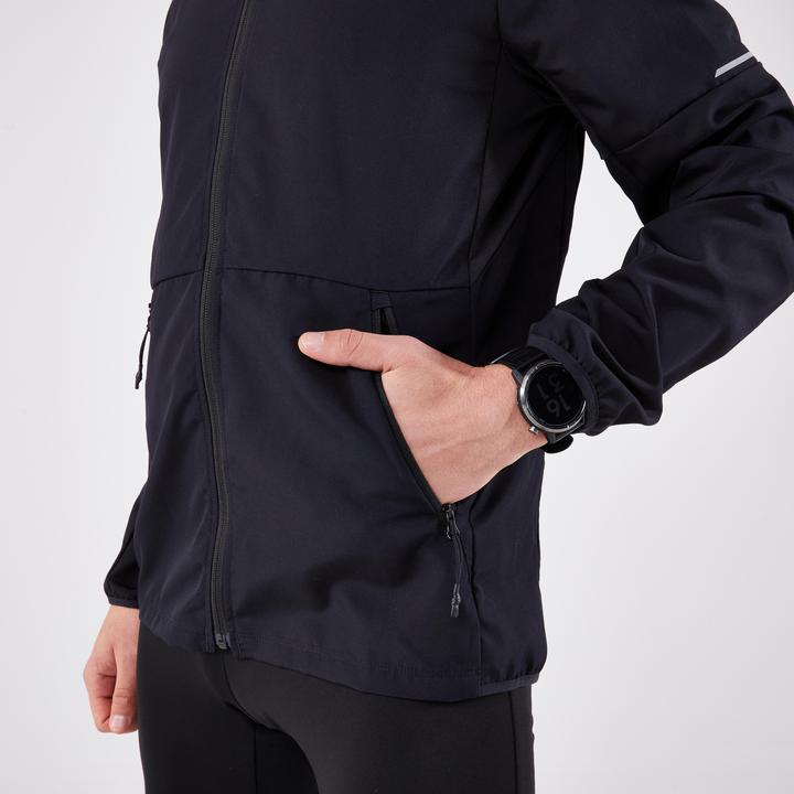 Produktbild Kiprun Laufjacke Trailrunning Herren winddicht - Run 100 schwarz (M)
