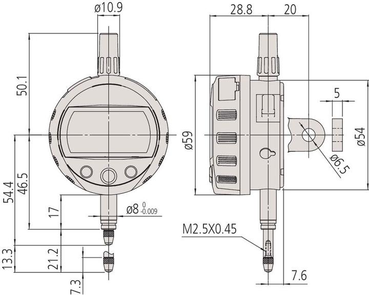 Image du produit Mitutoyo ID-C Comparateur 543-390B (1.27 cm)