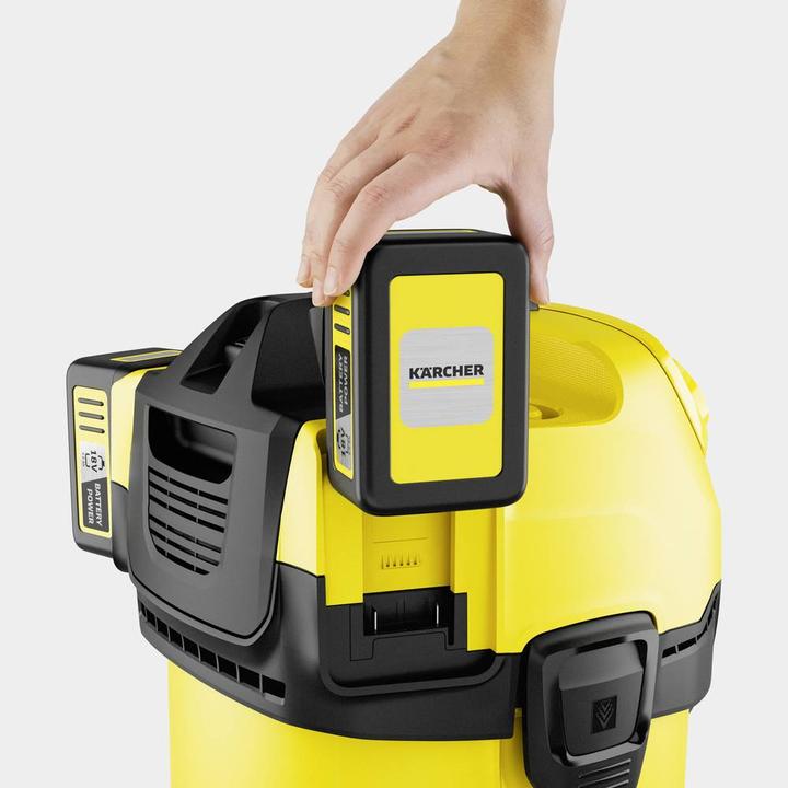 Actual product image Kärcher WD 4-18 Dual Battery Se (Wet dry vacuum cleaner)
